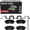 KAMOKA Kit pastiglie freno, Freno a disco JQ101357 Compatibile con: FORD FIESTA VI, FIESTA VI Van, KA+ III