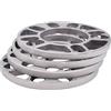 Janmobrian Distanziali Ruote Auto universale in lega di alluminio 4pcs 3mm 5mm 8mm 10mm ruota ruota spaziatori spessori set accessori for auto esterno(10mm)