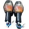SkyjOy Frecce Moto Indicatore di direzione Indicatore luminoso Lampada adatta for HONDA CB400SF CB600 900 HORNET RVT 1000R CBR 919 05-up 1300 Accessori moto Lampeggianti Frecce Led Moto(Smoke)