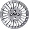 Aftermarket SERIE 4 COPRICERCHI COPPE RUOTA 14 YPSILON 06 FREGIO NERO NON ORIGINALI 9139