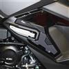 labelbike Adesivi 3D Moto Footpegs Zona Compatibile con Honda | ADV350 2022-2023, Protezione in Resina, Antigraffio, Decorazione, Made in Italy