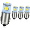 Ruiandsion 4pcs 3898 BA7S LED lampadine bianche 12V 3030 3SMD Chipset LED di ricambio per strumenti interni auto, cruscotto luci di avvertimento