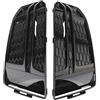 Artudatech Griglia paraurti anteriore Black Front Fog Light Cover Fit for AUDI A4 B9 S-LINE 2016-2018 Bumper Grille (No Logo)