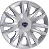 Aftermarket Copricerchi Ruota 15 Argento ABS per Lancia Ypsilon Serie 4 dal 2011, Non Originali, 4294