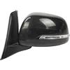 SUEVAS Specchietti esterni completi Per Suzuki SX4 2012 2013 Gruppo specchietto retrovisore esterno porta auto Parti per auto (Colore : Nero, Misurare : Sinistra)