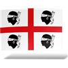 erreinge Sticker Sardegna Italia Adesivo Sagomato in PVC per Decalcomania Parete Murale Auto Moto Casco Camper Laptop - cm 35