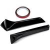 SAMTN Tetto posteriore laterale Spoiler Splitter per Seat Leon 5F FR Mk3 MK3.5 5, Porta tetto posteriore Ala laterale Bordo Coda Flap Finestra posteriore del bagagliaio Spoiler (Nero lucido)
