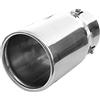 Autohobby 0107 Universale Terminale Scarico Acciaio Inox fino a 82mm Cromo