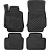 ELEMENT Set di Tappetini Auto in Gomma TPE 3D per ALFA ROMEO Giulia | 2016-> | Tappetini Auto Originali 100% Adatti, Tappetini Gomma Auto 3D, Tappetini 3D per Auto