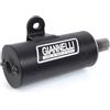 GIANNELLI SILENZIATORE PIAGGIO VESPA PX 125/150LML STAR 125/150 2T - VESPA PX 200 IN ALLUMINIO ANODIZZATO NERO