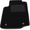 Somer Car Tappetino Auto SOLO LATO GUIDA 1pz compatibile con Toyota Aygo 2005-2014 - 2 clips di fissaggio| 1 tappeto su misura in moquette
