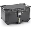 GIVI Valigia MONOKEY® Trekker Outback EVO, 58 Litri Senza Serratura Acquistabile a parte (Nero)