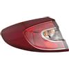 Diederichs Fanale posteriore sinistro P21/5W PY21W senza portalampada per Renault Megane III Grandtour (2008-2016), omologato E-Typ, rosso