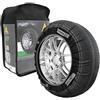 ALTHURA Calze Neve Auto in Tessuto | Omologate EN16662-1 | Perfette per Ghiaccio e Neve | Facili da Usare | ONORM Extra Grip Mis.035