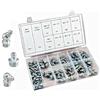 MIRSTORE Assortimento 110 Testine per Ingrassaggio Ingrassatori Diritti, a 45° e 90°