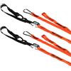 RFX FXTD 30000 55OR Race Series - Coppia di corde di ancoraggio per moto, colore: arancione