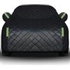 FUNEAER Telo Antigrandine Per Auto per Audi A6 Avant,Telo Copriauto Antigrandine Impermeabile,Antipolvere,Antisole,Ispessito e Resistente Allo Strappo