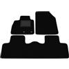 Generico Tappetini compatibili con Renault Scenic 4 -Grand Scenic 2016-2024 no decoro, kit tappetini auto personalizzati, set tappeti in moquette, tappeto auto