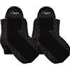 F-CORE Coprisedili camion compatibile per DAF XF 95 01.97-12.05 LF 01.01-12.13 XF 105 CF 01.06-12.13 NERO/ROSSO