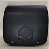 GZM Bisaccia Borsa In vera Pelle 100% Sgancio Rapido Moto Montaggio Laterale Sinistro SKULL Incavo Ammortizzatore per Harley Davidson Sportster XL 883 1200 Nightster Iron Custom Low Roadster Forty Eight