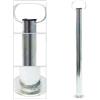 Wiltec Piede stabilizzatore per rimorchio Carrello appendice 700 mm x Ø 48 mm con morsa di Supporto