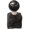 Car Passion Cuffia Leva Cambio Manuale + Pomello Compatibile con Audi A4 B8 2008-2015 6 Marce Cambio Manuale Set Completo Ricambio Auto