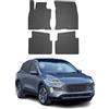 OMAC Tappetini in Gomma Compatibili con Ford Kuga III 2019-2026 Tappetini Auto Gomma Nero 4tlg