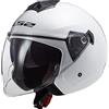 LS2 Casco moto LS2 OF573 TWISTER II SINGLE MONO Bianco, Bianco, XL