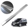 Chromemaster | Protezione paraurti Posteriore | Compatibile con Mercedes W639 2003-2014 | Acciaio INOX lucido/cromato | Protezione paraurti protegge la vernice del paraurti dai graffi