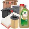 kW&HP KIT TAGLIANDO 4 FILTRI + OLIO ORIGINALE 5W30 PER MINI COOPER R56 1.6 COOPER D Diesel (109 CV / 80 kW 9HZ (DV6TED4), da anno 2006-2010)