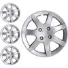 W-Parts SERIE 4 BORCHIE - 4 COPRICERCHI COPPE RUOTA 15 PER FORD FOCUS TIPO B