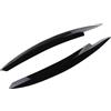 CENAP Sopracciglia per fari Per Per GOLF 6 VI Per MK6 Per GTI Per GTR Per GTD 2008-2011 2012 2013 Auto Faro Sopracciglio Palpebre Adesivi Trim Copertura sopracciglio faro auto(Full black)