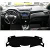 UPGENT Auto Dashboard Cover Per Nissan Per Qashqai J11 2014-2016 2017 2018 2019 2020 Auto Cruscotto Copertura Dash Zerbino Tenda Sole Strumento Pannello tappeti Cruscotto Cover Pad(Black Side LHD)