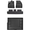 MOTOS Set di tappetini in gomma e tappetini per il bagagliaio per Citroen C4 Picasso II 2013-2019 Migliorare il comfort di viaggio con tappetino antiscivolo auto 3D- tappetini per tutte le stagioni au