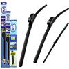 alca Set di 3 spazzole tergicristallo anteriori e posteriori per Ford Tourneo Connect dal 2022 in poi ASF2816ST13ARF