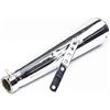 Fast Pro Terminale di scarico universale silenziatore tubo 1.5-1.8 OD ingresso per moto classico Cafe Racer, Bobber Custom, Custom ecc, cromato