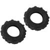 UPALDHOU Piene di Velo di, Set di 2 4,00-8 Pneumatico Tubeless 4 Ply 672 Libbre Capacità di Carico Giardino Piene di Trattore per Trencher Trencher Snow Blower