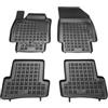 MTM Tappetini Gomma per Renault Clio 4 10.2012-08.2019 Design a Vaschetta, su Misura con Bordi Rialzati cod. 3D 5634