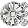FOUR Copricerchi RC ROYAL 15 Silver 4pz | Set 4 pezzi | Materiale ABS resistente | Finitura Argento