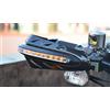 Riloer Paramani Moto, Paramani Moto Antivento con Luce LED, Colore Nero, Luce Giallo (una Coppia)
