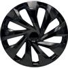 Trimak Copricerchi, copricerchi, set da 4 pezzi, nero, plastica ABS, resistente agli urti e di alta qualità (Y/nero, 14)