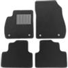 ASC Tappetini Auto Compatibili con Opel Zafira Tourer 2011-2019, Moquette, Bordo Antiscivolo, Battitacco in Gomma