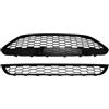 GYTTAK griglia paraurti Compatibile con Ford per Fiesta MK7 2013 2014 2015 2016 2017 Paraurti Anteriore Griglia Centrale Griglie Radiatore Sportive Griglia Superiore Inferiore 1778260(1 Set)