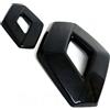 Mabi automotive Parts Emblema anteriore e posteriore per Renault Megane IV Captur Clio IV Nero