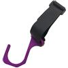 OEUVREBY Gancio per volante in lega di alluminio da appendere accessorio d'attaccatura automobilistico viola 80 mm
