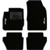 QUEMAR Tappetini Auto compatibili con Ford Fiesta MkVI 6 serie 2008-2017/Kit Tappeti Moquette e Gomma su Misura (Set 2 Anteriori + 2 Poster.)/Ricami e Colori Personalizzati (2 Ricami, Bordo Antracite)