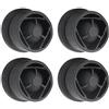 Qcbuegof Cofano In Gomma Cuscini Copri Motore Ammortizzatori Paraurti Resistente Al Calore 4PC Offrono Eccellente Assorbimento Dell'assorbimento degli urti Della Copertura del Motore