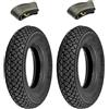 Generic Kit 2 Copertoni 6P.R. 3.00 10 46J + Camere D'Aria Gomme Compatibili Con Vespa 50 Special PK 50 XL