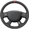 MEWANT Coprivolante in pelle per Dodge Ram 1500 2500 3500 2004-2008 Accessori per volante Dodge Ram 1500 2500 3500