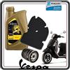 Piaggio KIT TAGLIANDO FILTRO OLIO FILTRO ARIA + OLIO PER PIAGGIO VESPA GTS 125 - GTS 250 - VESPA GTS 300 - GTS 300 TUTTI I MODELLI ORIGINALE PIAGGIO.